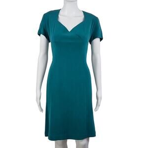 Vintage Adrianna Papell Knee Length Silk Dress Size 8